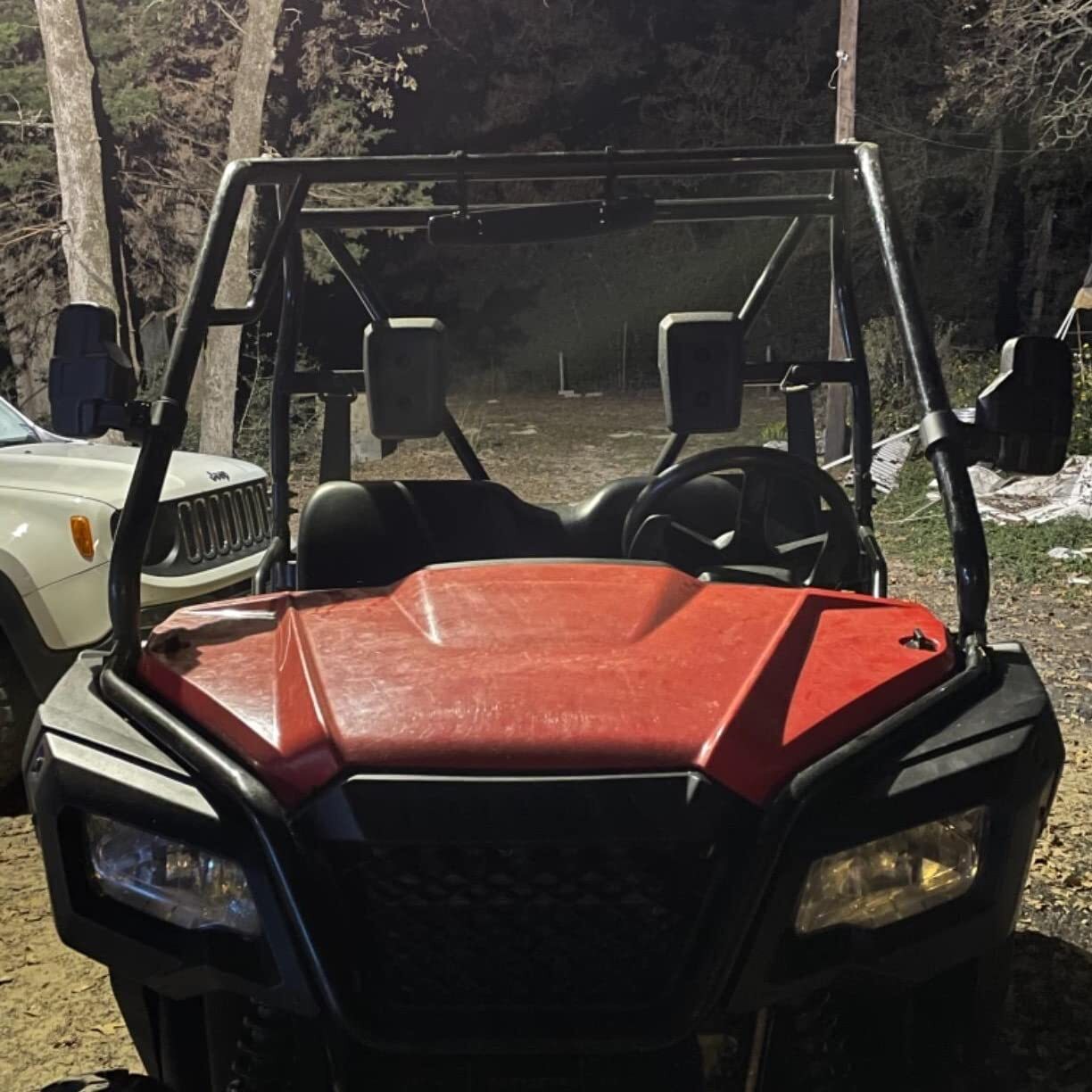 UTV Rear View Side Mirrors Set For Polaris Ranger RZR S XP Crew 570 800 900 1000