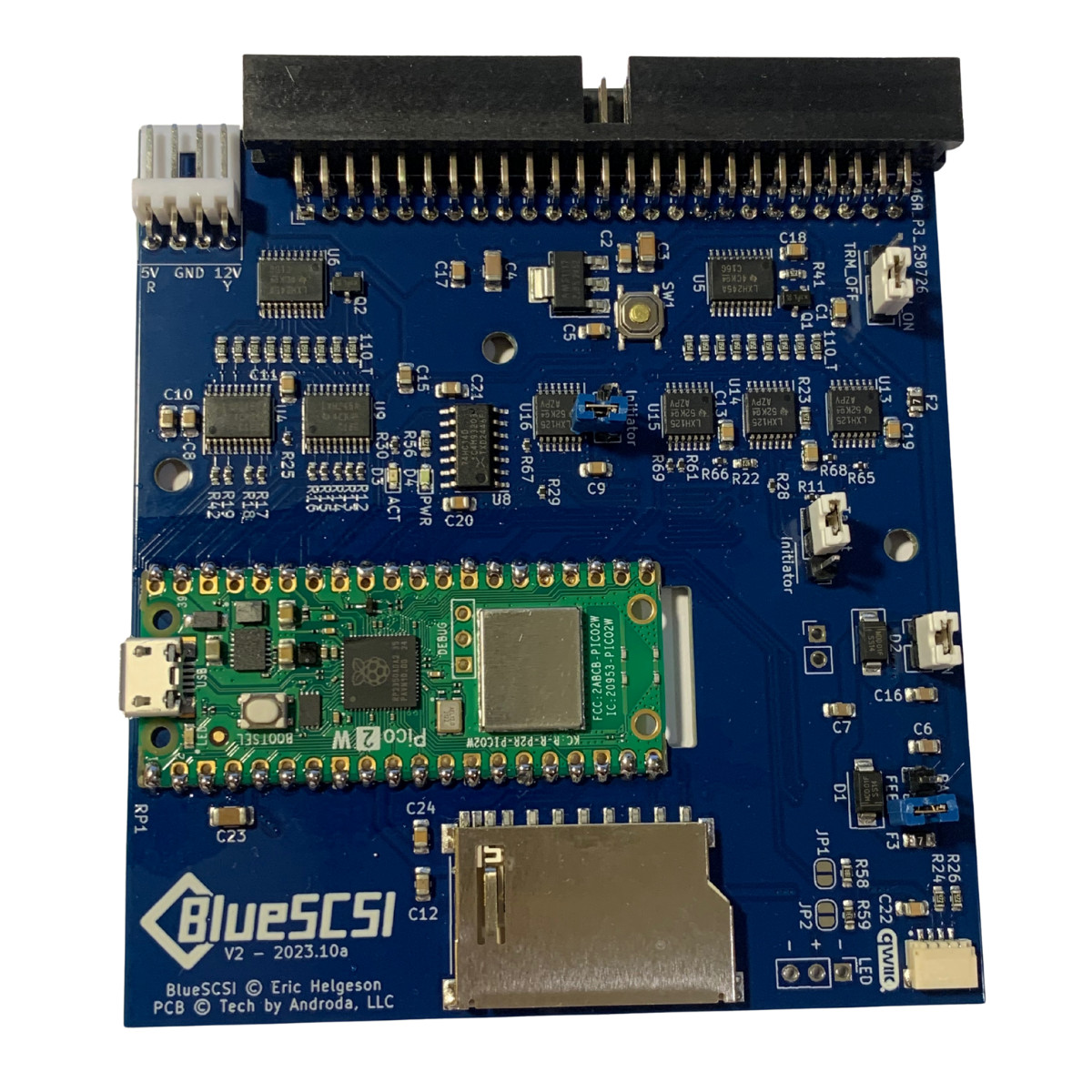 BlueSCSI v2 Internal 50-pin 3.5" SCSI Drive ,Wi-Fi,For Macintosh, Amiga, PC