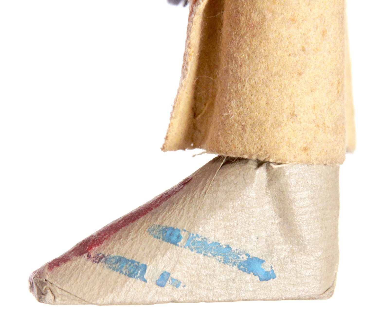 Antique Handmade Native American Navajo Skookum Bully Doll Wrapped in Blanket