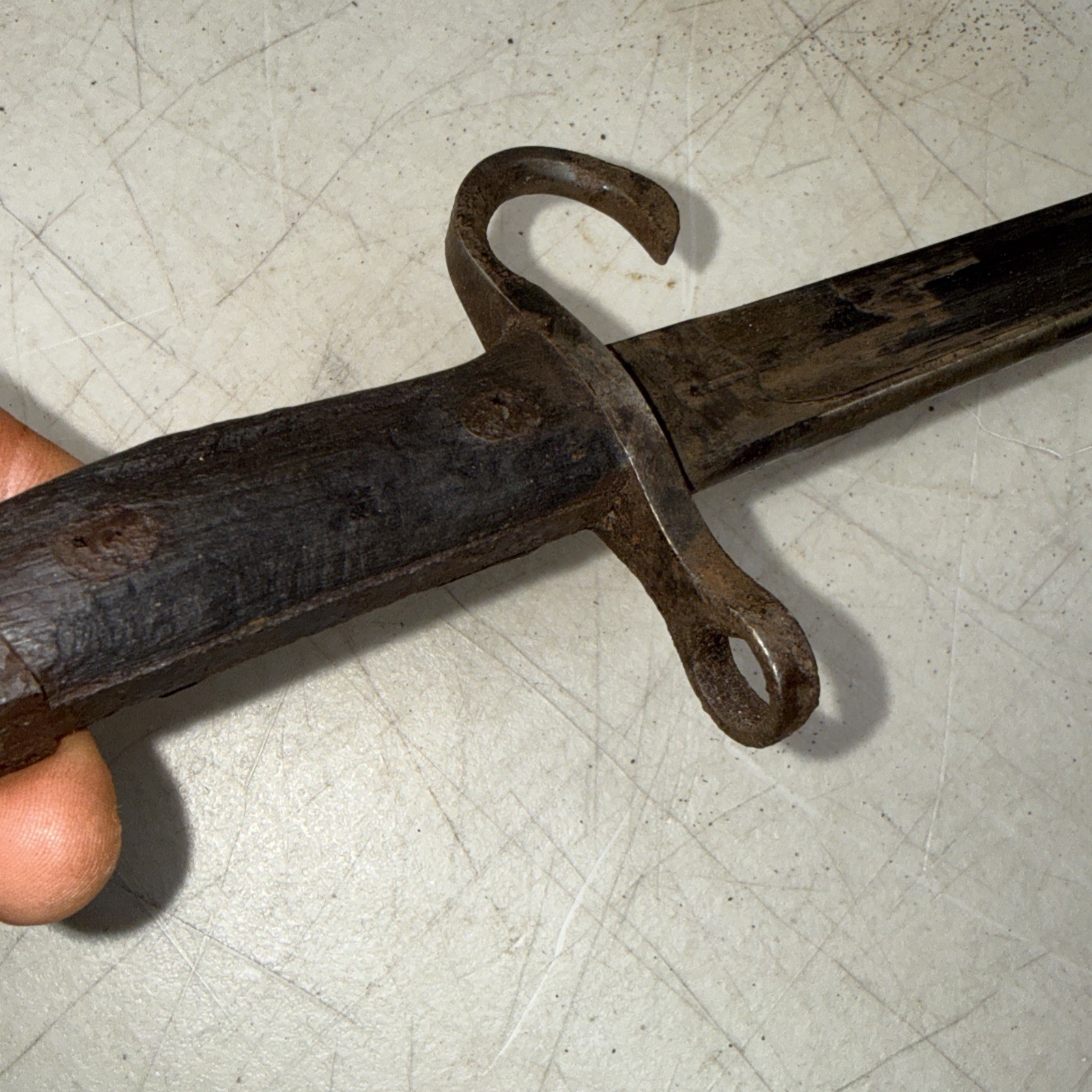 WW2 Japanese Arisaka Bayonet For Restoration. Very Rusty