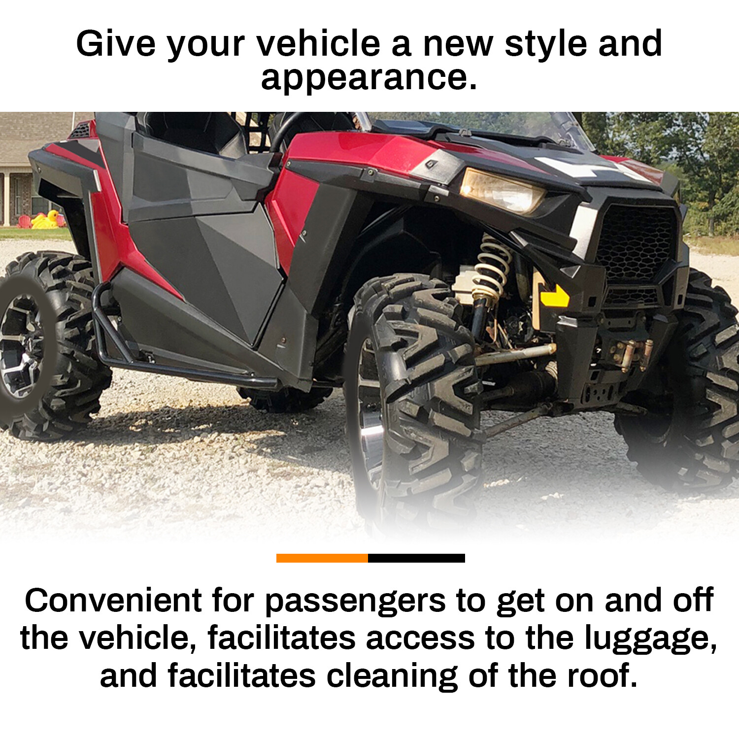 Side Nerf Bars Rock Sliders for 14-23 Polaris RZR XP 1000 900 Trail 900 S Turbo