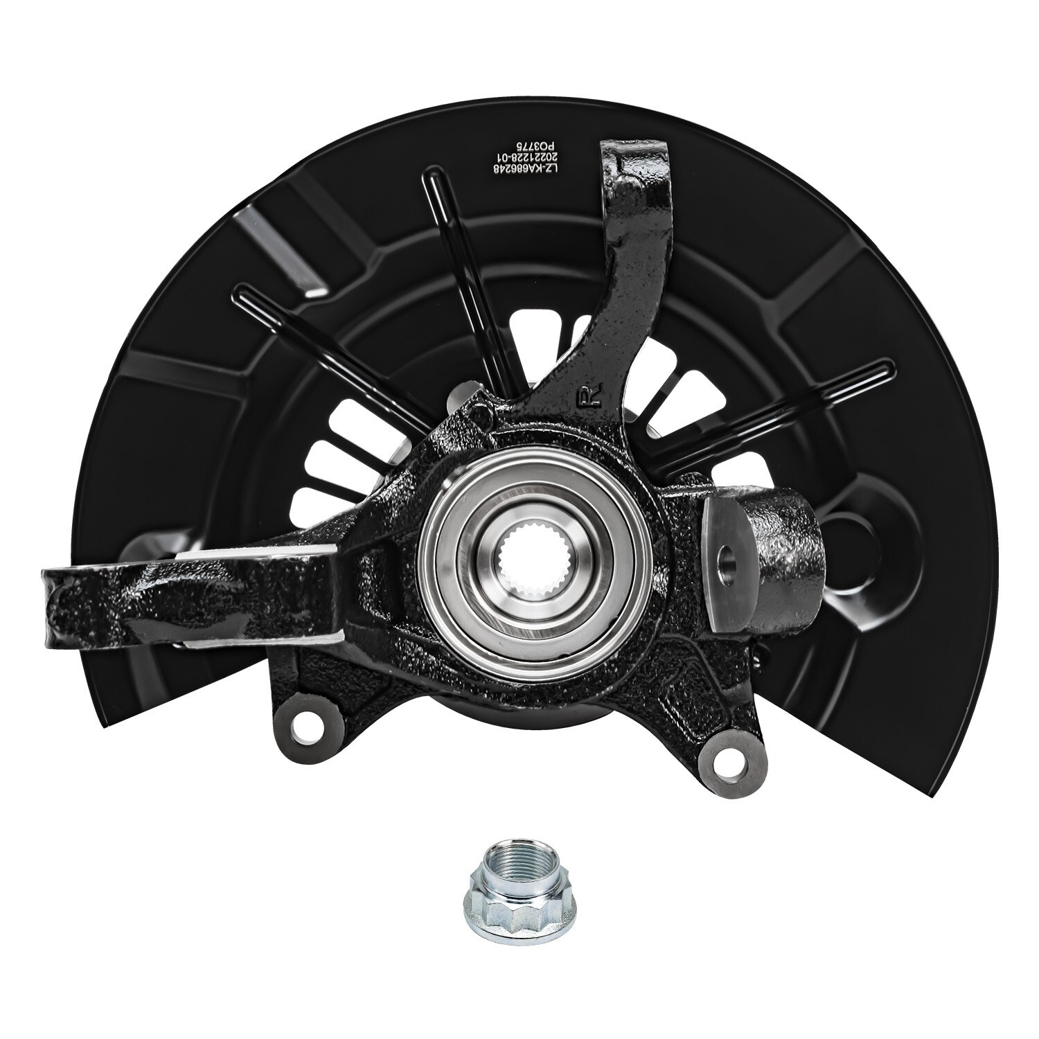 Front Right Steering Knuckle & Wheel Hub Bearing for 2012-2017 Toyota Camry 2.5L