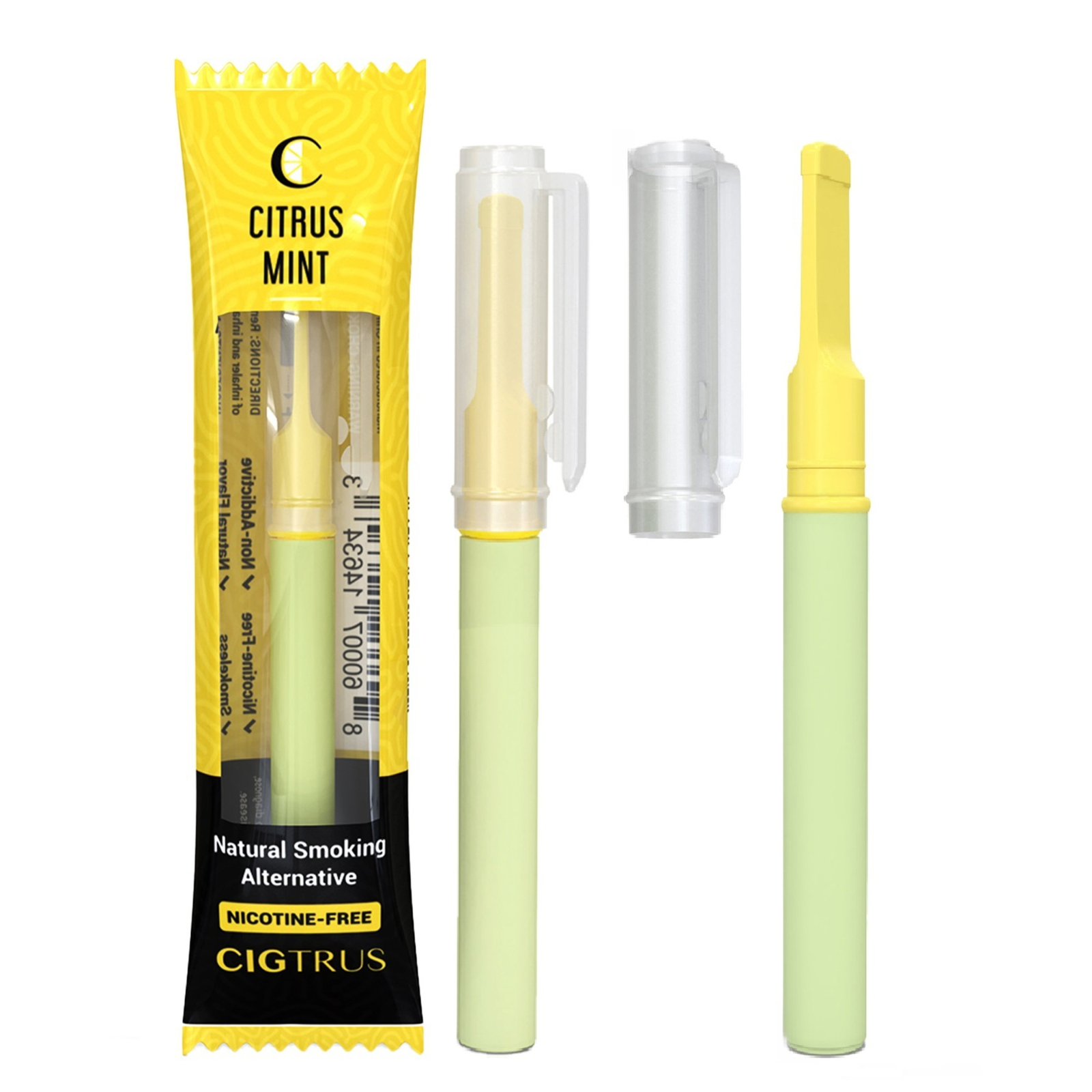 Cigtrus Smokeless Air Inhaler - Natural Smoking Alternative - Lemon Lime