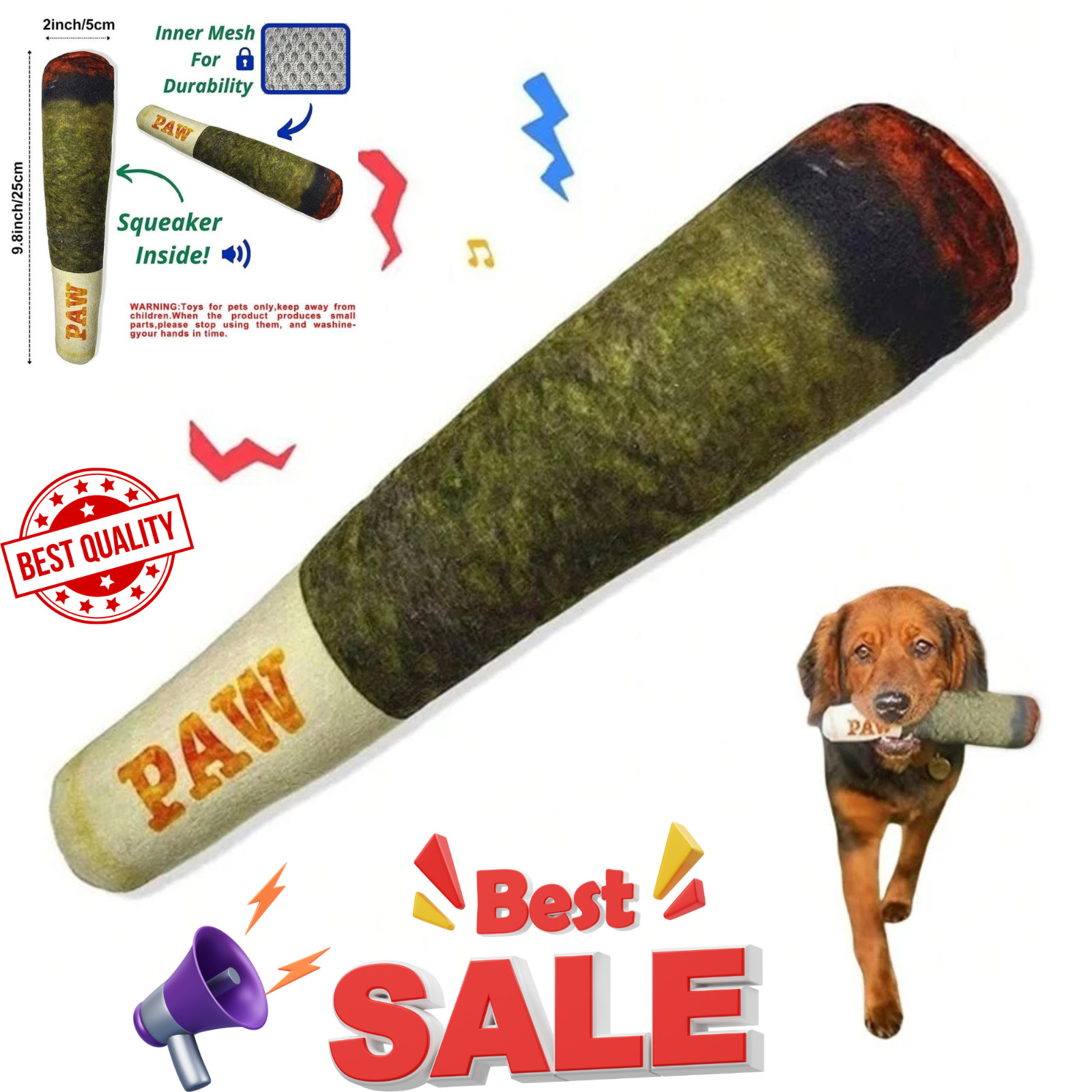 Dog Chew Toys for Aggressive Chewers,Indestructible Tough Durable Squeaky DogToy