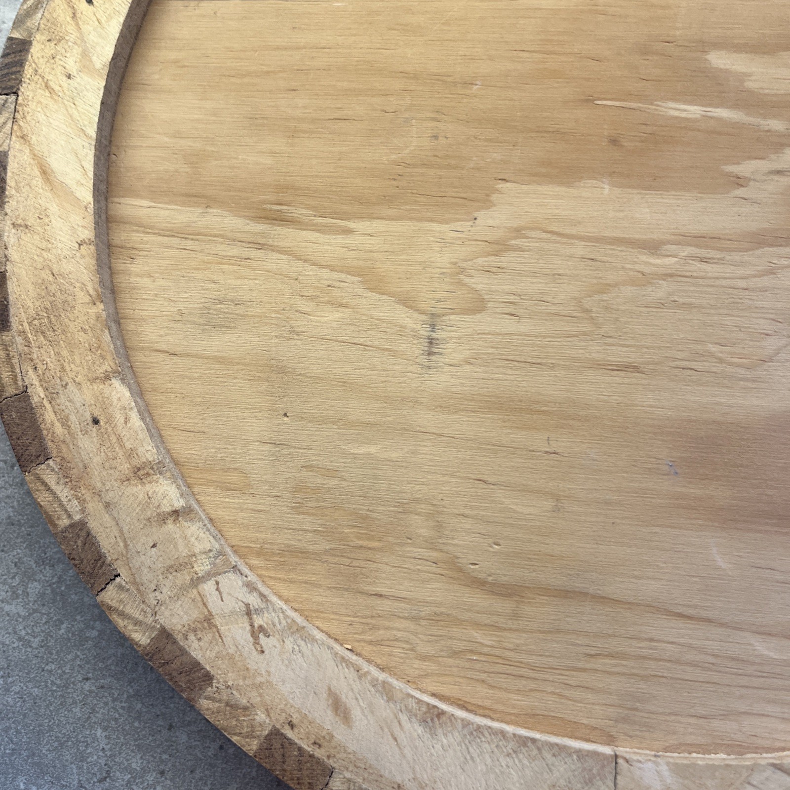 Vintage Aztec Mayan Calendar Mexico Inlaid Wall Hanging 13” Solid Wood