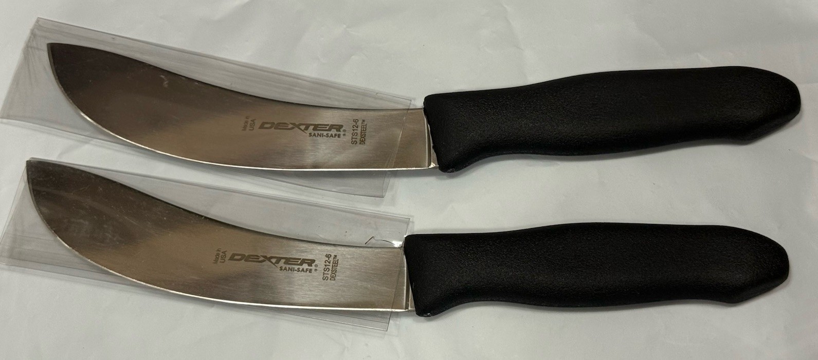 QTY-2! Dexter SANI-SAFE 6 Inch Blade Beef Skinner Skinning Knife STS12-6