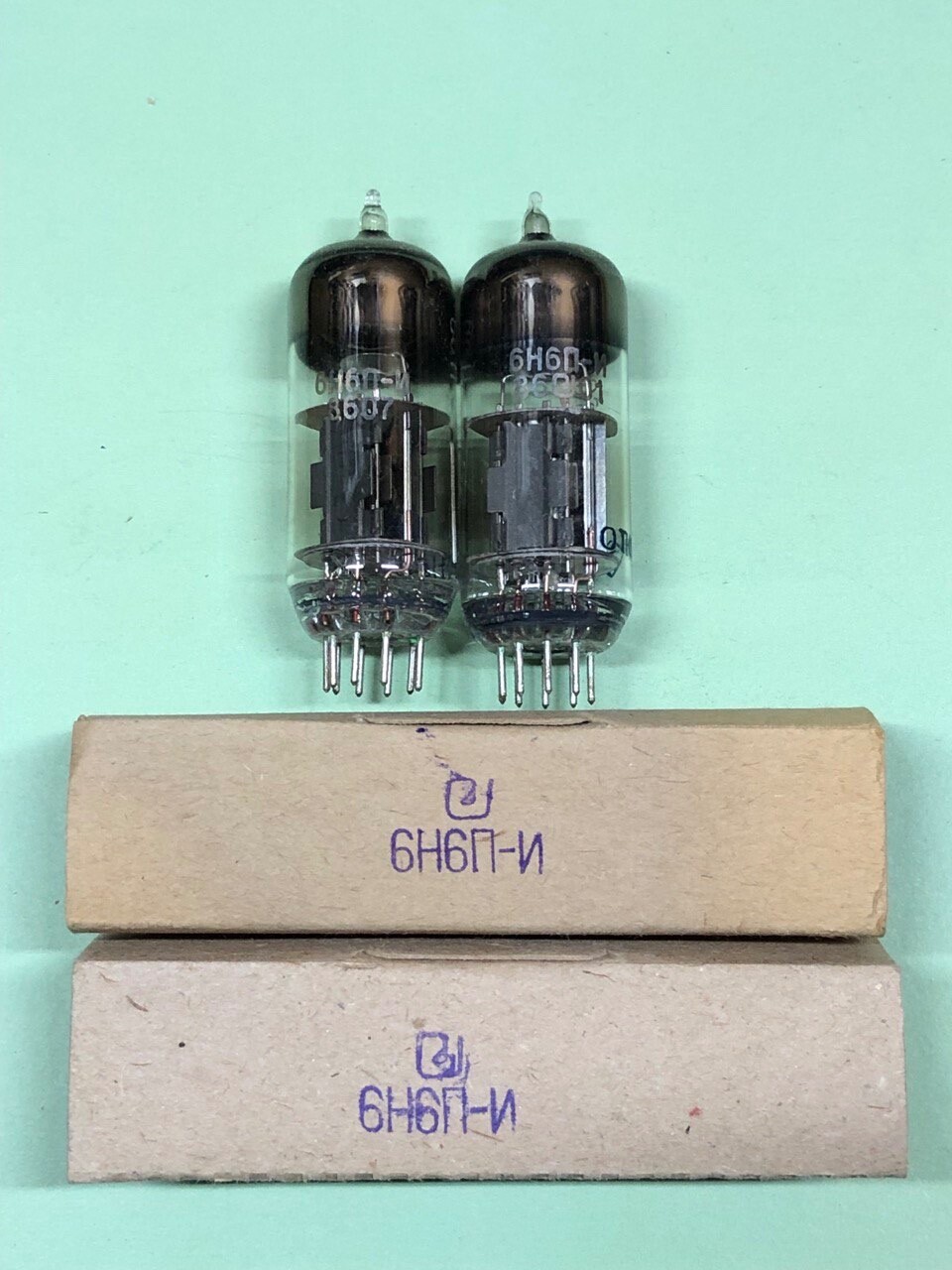 2 pcs 6N6P-I (ECC99 /E182CC/ 6N30P) DOUBLE TRIODE / NEVZ / USA SELLER /BRAND NEW