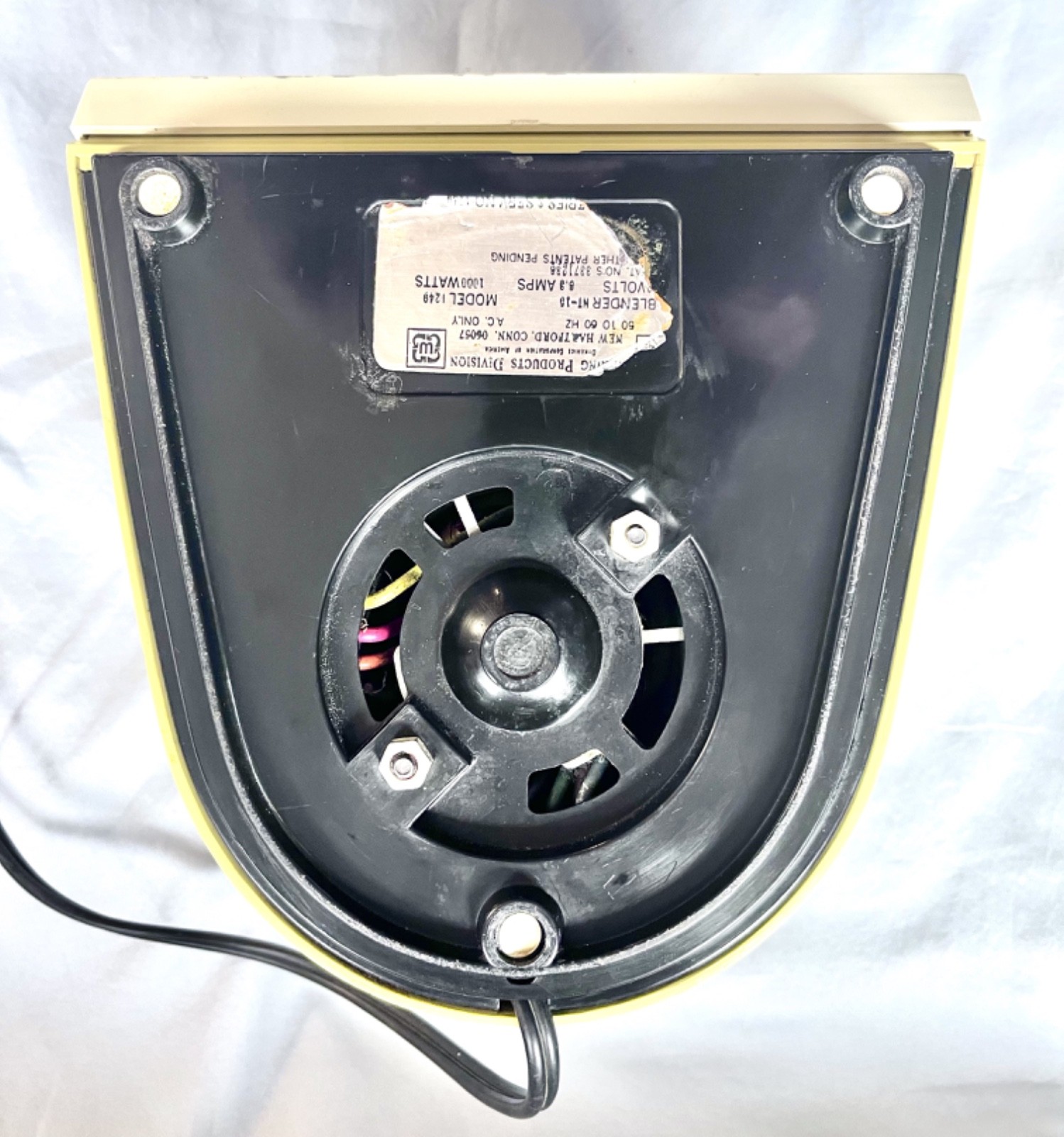 Vintage Waring Blender, Futura 1000, Model 1249 Power Base, Tested