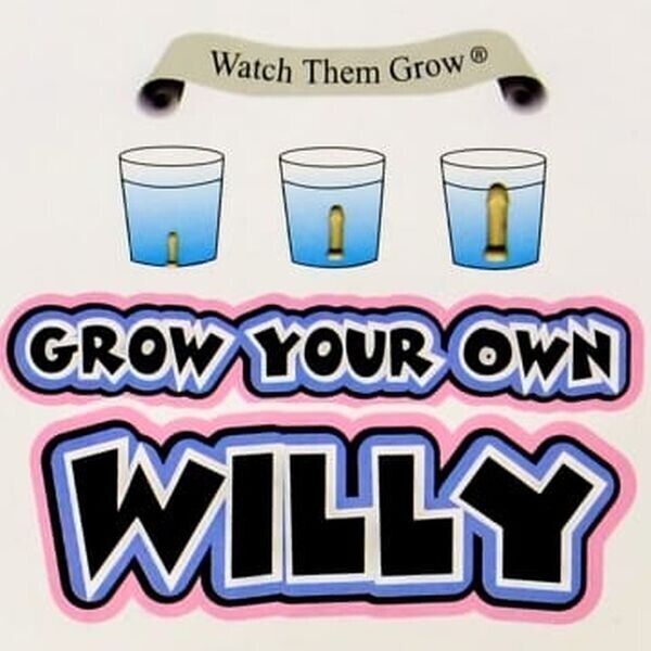 Grow Your Own Willy Pecker 600% in water! - Hysterical Adult Gag Joke Prank Gift