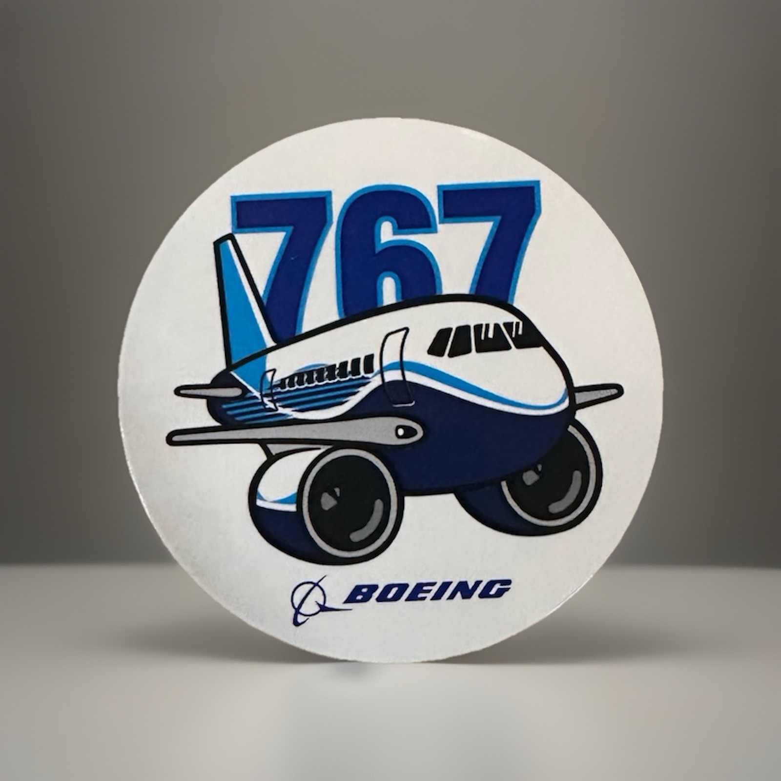 NEW! Boeing 767 Airplane Vinyl Sticker (3 x 3 In) Free Shipping