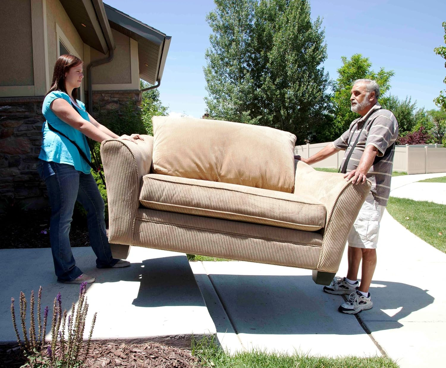 Ready Lifter Shoulder Moving Straps for Furniture, Appliances, Heavy or Bulky Ea