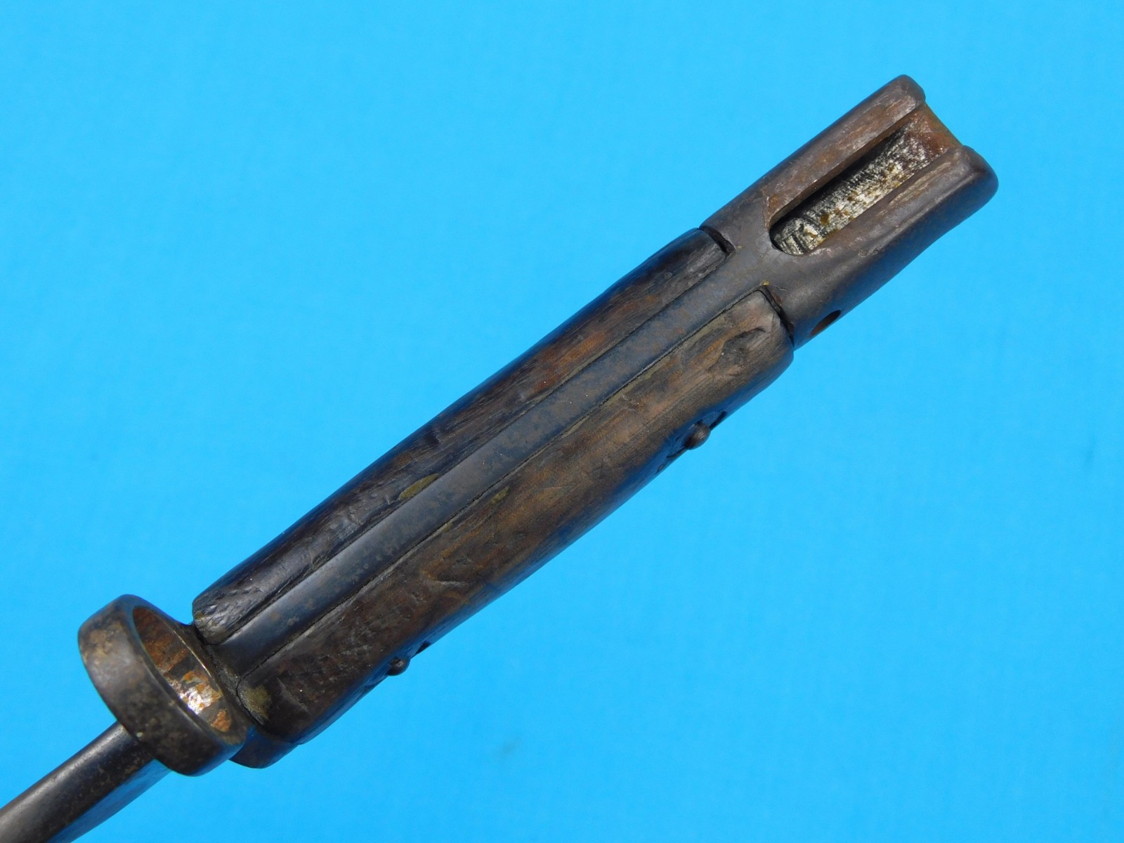 British English WW1 Model 1907 Antique Bayonet Fighting Knife w/ Scabbard