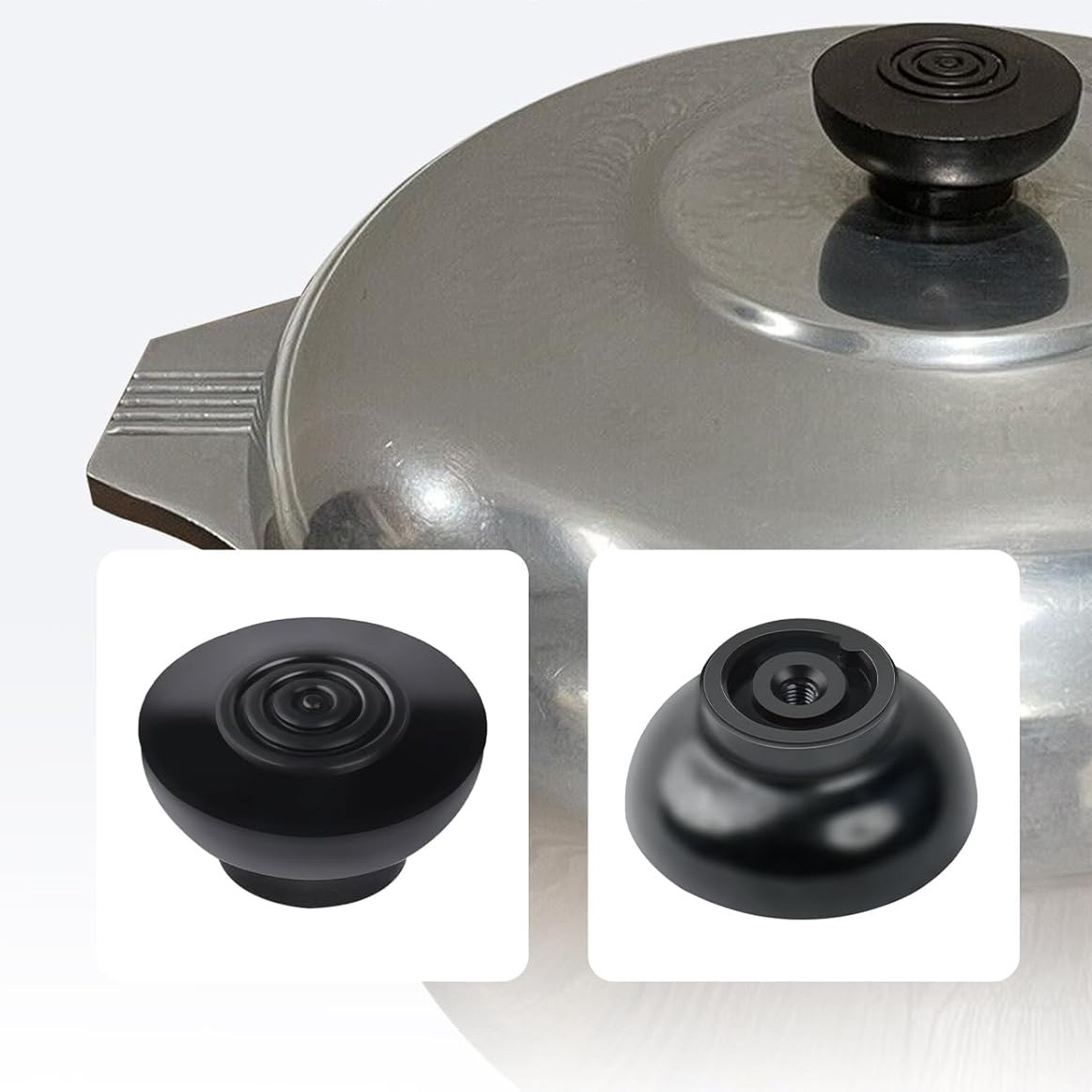 Lid Knob/Cookware Pot Knob Cover Knob w/Screw Fits Magnalite GHC, Wagner Ware