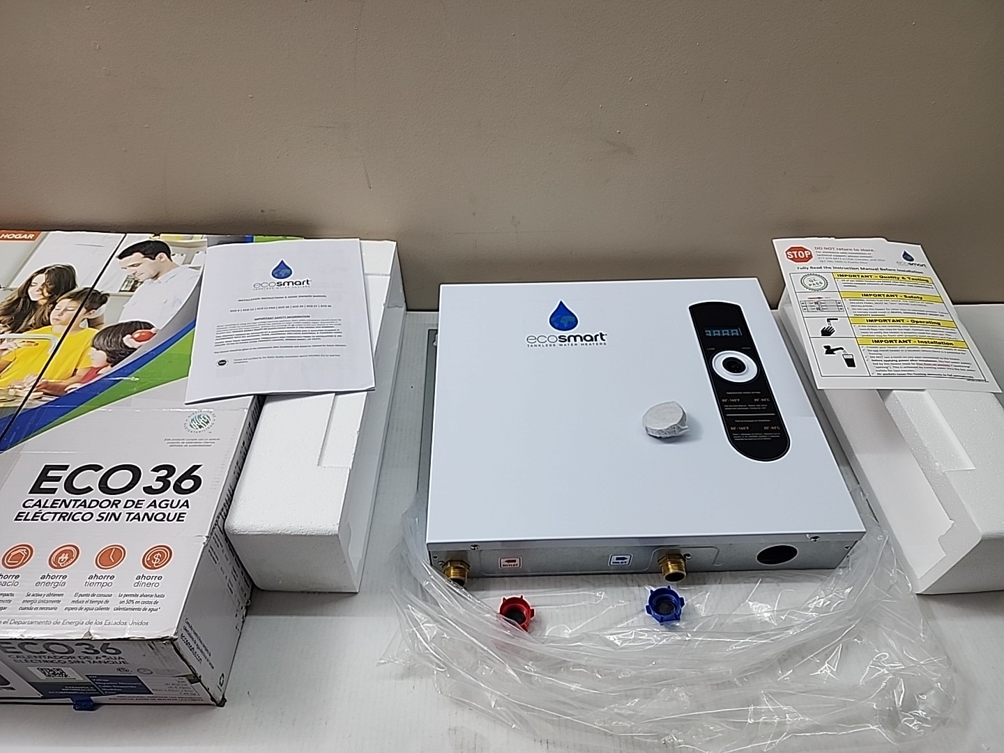 EcoSmart ECO 36 kW 7.03 GPM 240-Volt Electric Tankless Water Heater  ( NEW  )