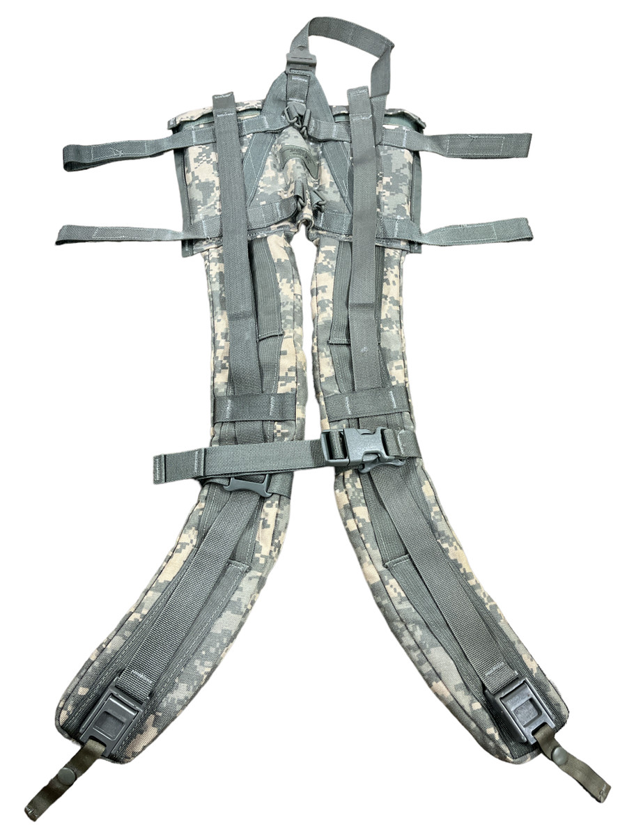 ACU Enhanced Shoulder Straps Molle II Rucksack ~NO CUT STRAPS, TEARS, or RIPS~