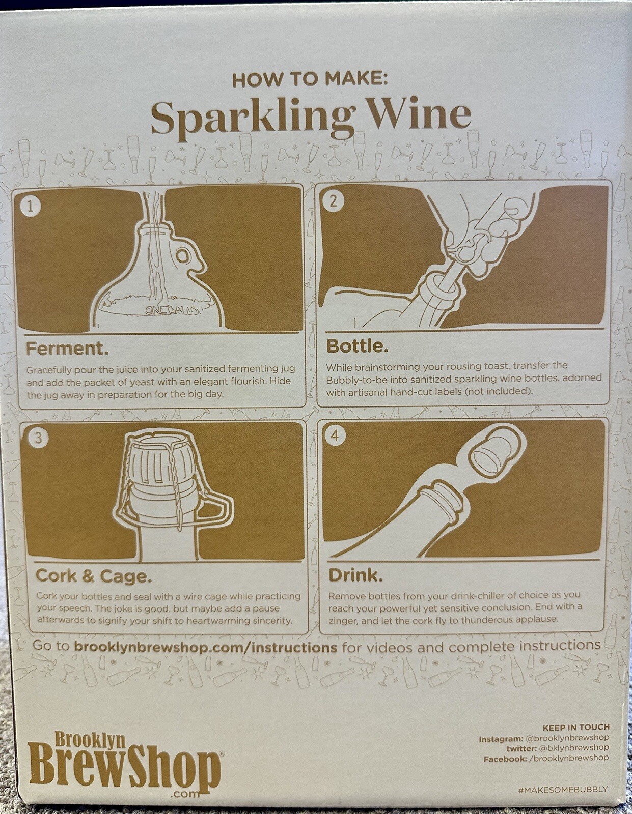 Bubbly Sparkling Wine Making Kit