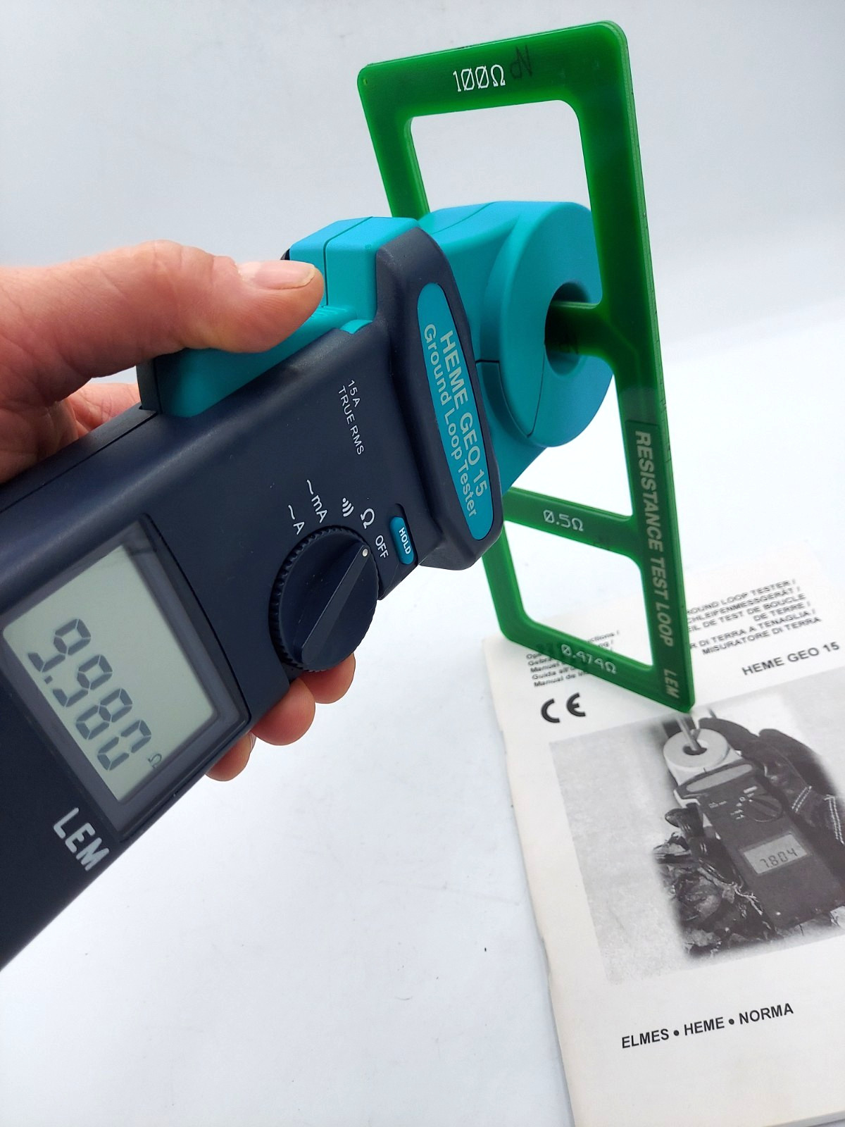 LEM GEO 15 Ground Loop Tester w/ Hard Case, Manual & Test Loop **Maybe New?**