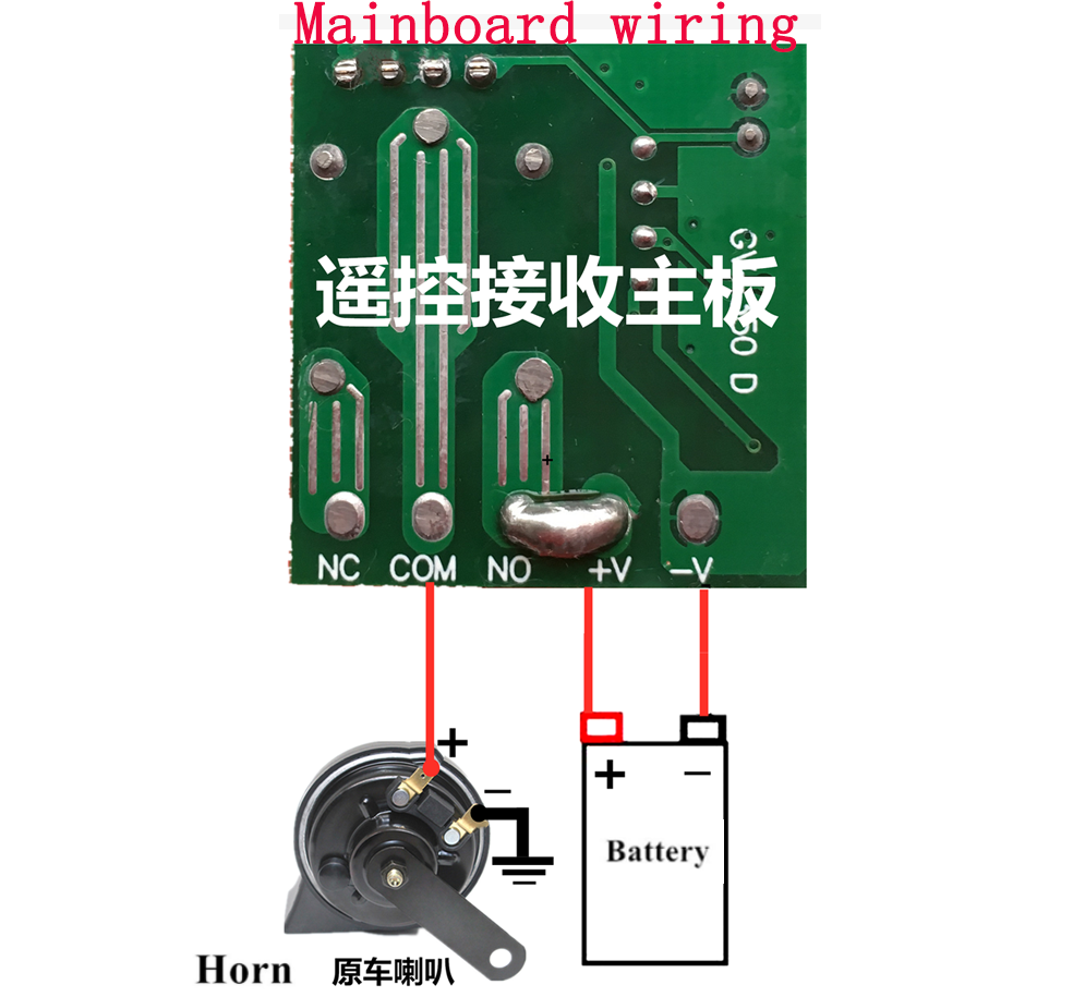 Universal Wireless Horn Button Car Steering Wheel Horn Button Kit 12V Auto Truck