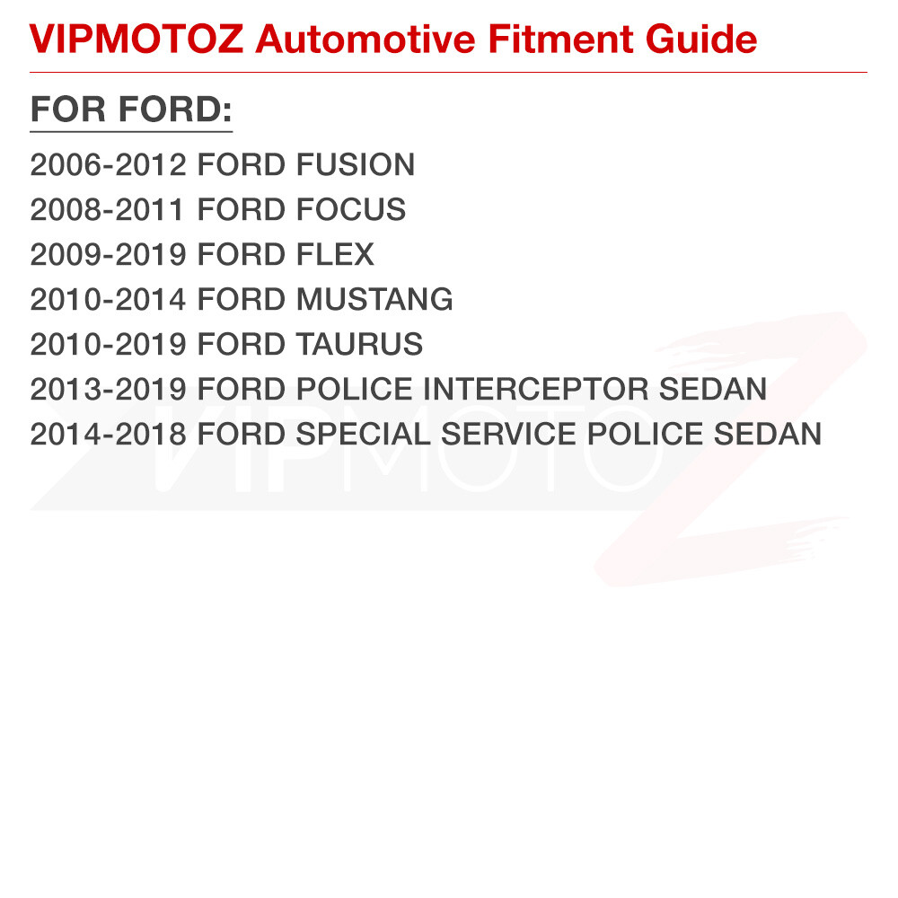 [F'King Bright] 10-14 Mustang 08-11 Focus 09-18 Flex LED License Plate Lamp Pair