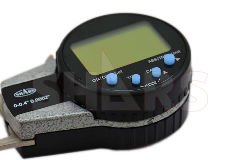 SHARS 0 - 0.4" /0 - 10 MM EXTERNAL DIGITAL CALIPER GAGE .0005" NEW M]