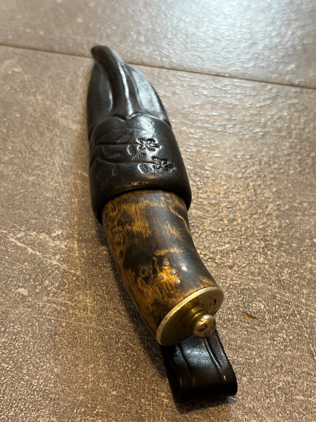 vintage swedish handmade knife puukko by BJ hunting fishing camping