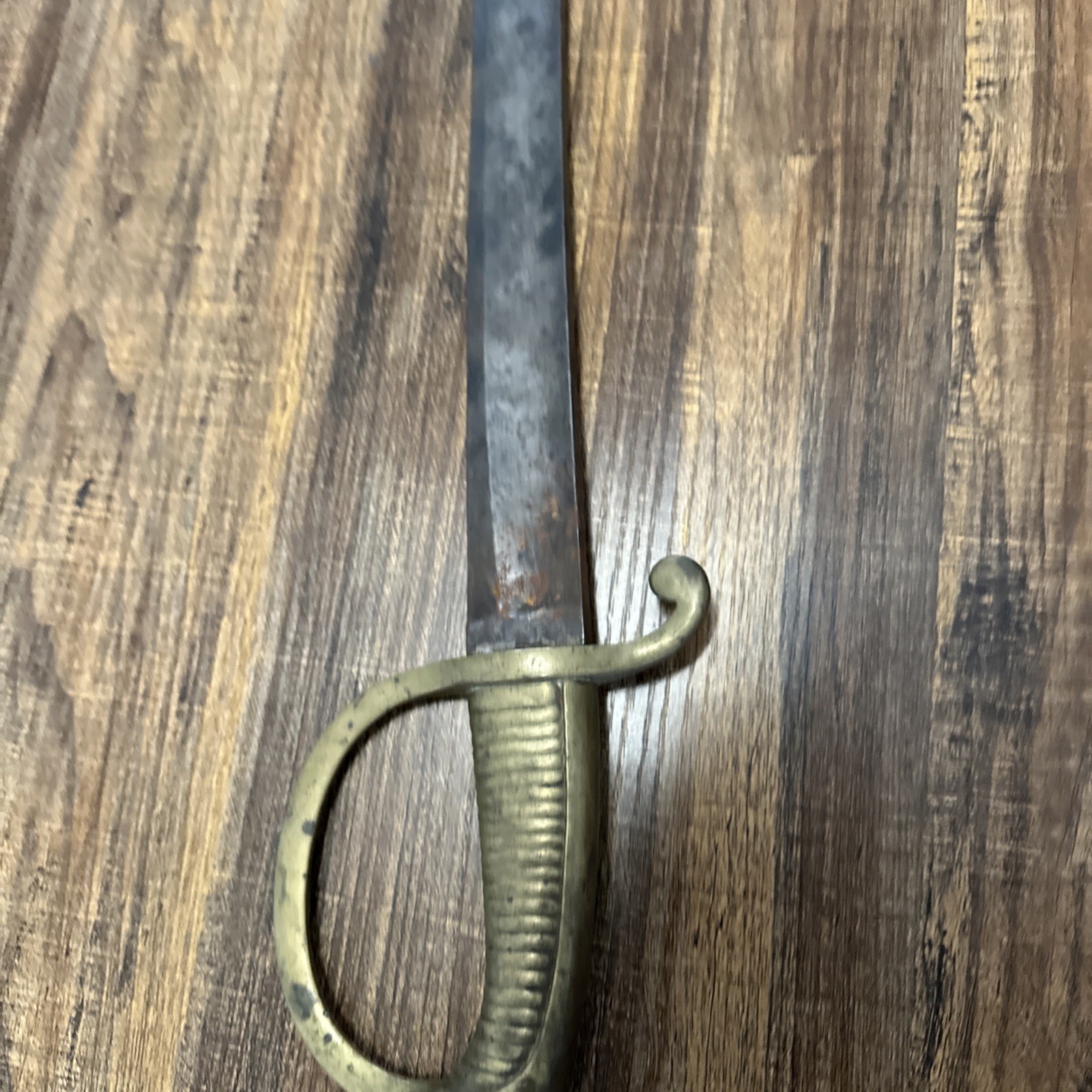 1800s French Calvary Sword Napoleonic Era Sword Brass Steel Artillery Sword