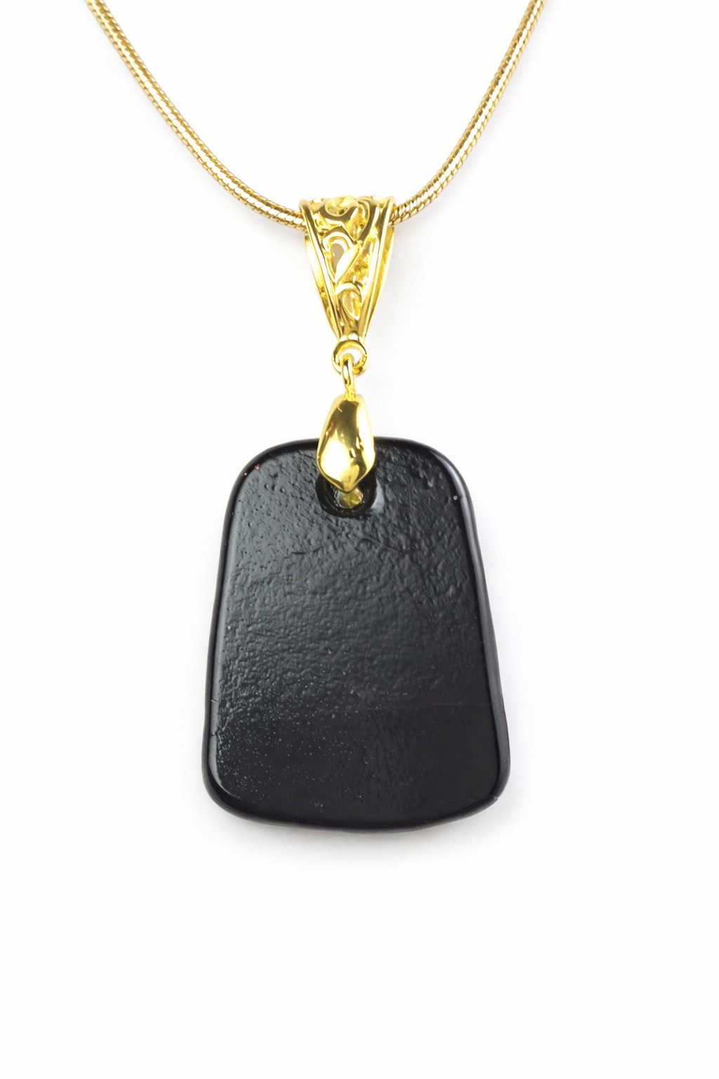 Gold Colored (Qty 5-15) Large Elegant Pinch Bails- (12-G)