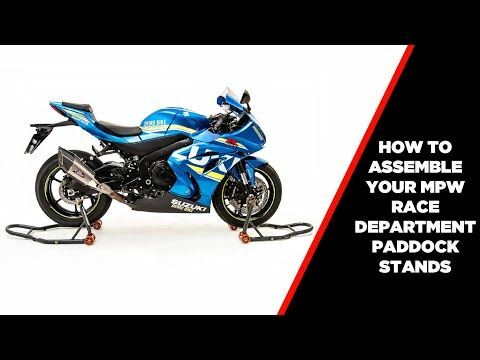 MPW Race Dept for Motorcycle Front Paddock Stand Race Type (Grey)