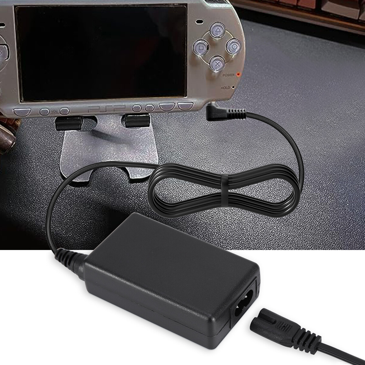 For Sony PSP PlayStation 1000 2000 3000, Cord Cable AC Adapter Brick Charger