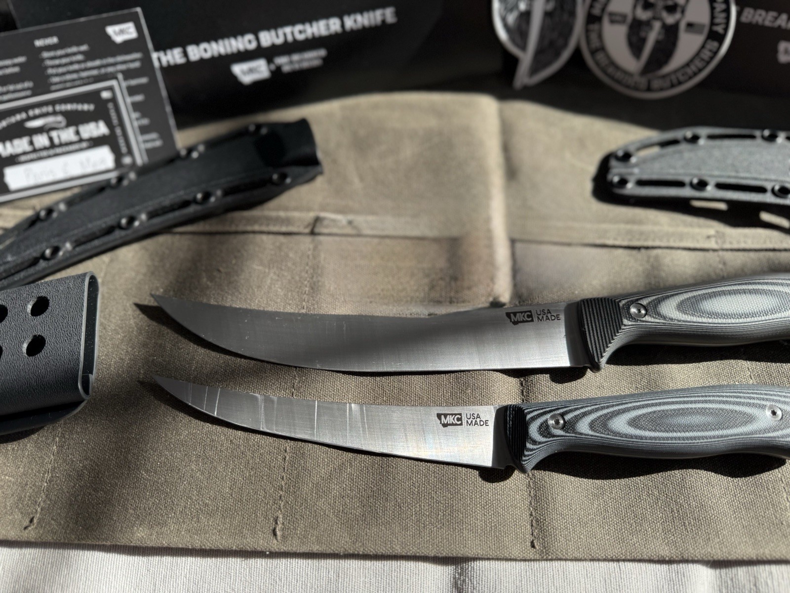 🔥Montana Knife Company MKC Bearded Butchers Boning & Breaking Knife Set 🔥