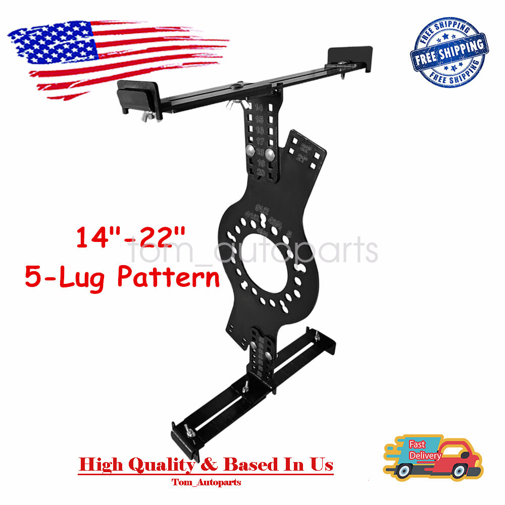 Wheel Fitment Simulator Tool, Tire Size For Test Measuring Mockup, 5-Lug Pattern