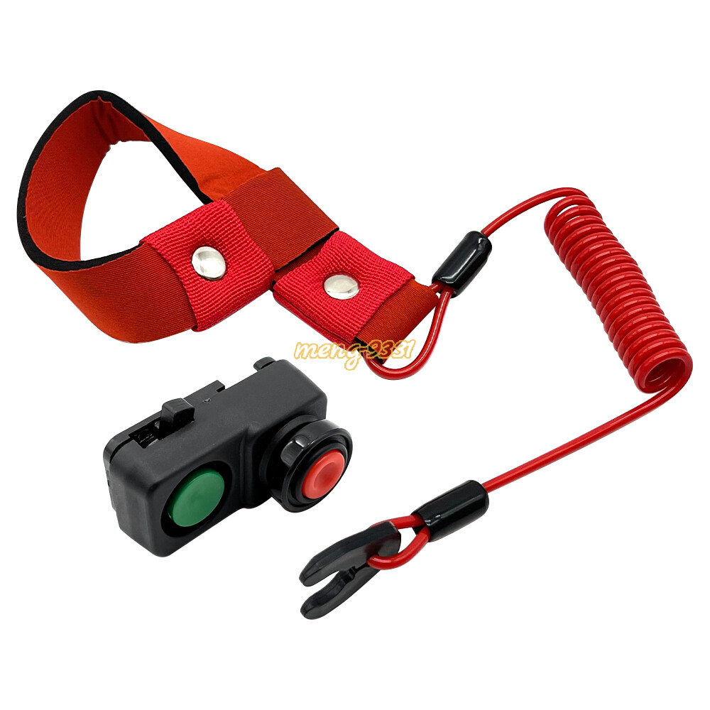 Kill Stop Switch W/Lanyard for Kawasaki Jet Ski JS300 JS440 JS550 JS800 JS1500