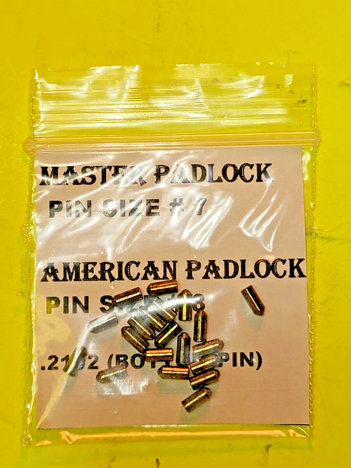 MASTER AMERICAN LOCK PADLOCK CYLINER REKEY PIN SET KIT LOT LOCKSMITH LOCK SPORT