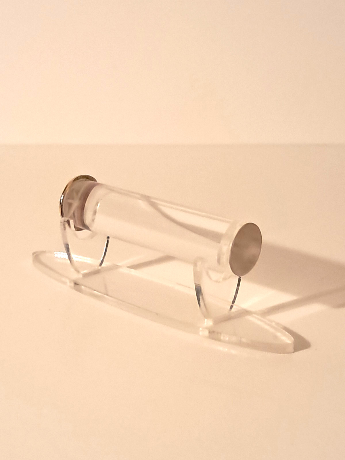 Handgun Firearm Gun Safe Shelf Display Rod - 7/8" Colt's Rampant Enamel Topper