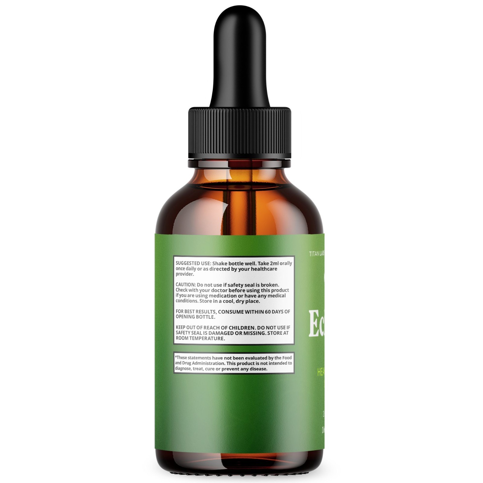 (1 Pack) Echozen Ear Health Support Drops Natural Echo Zen Vitamin 30 Servings