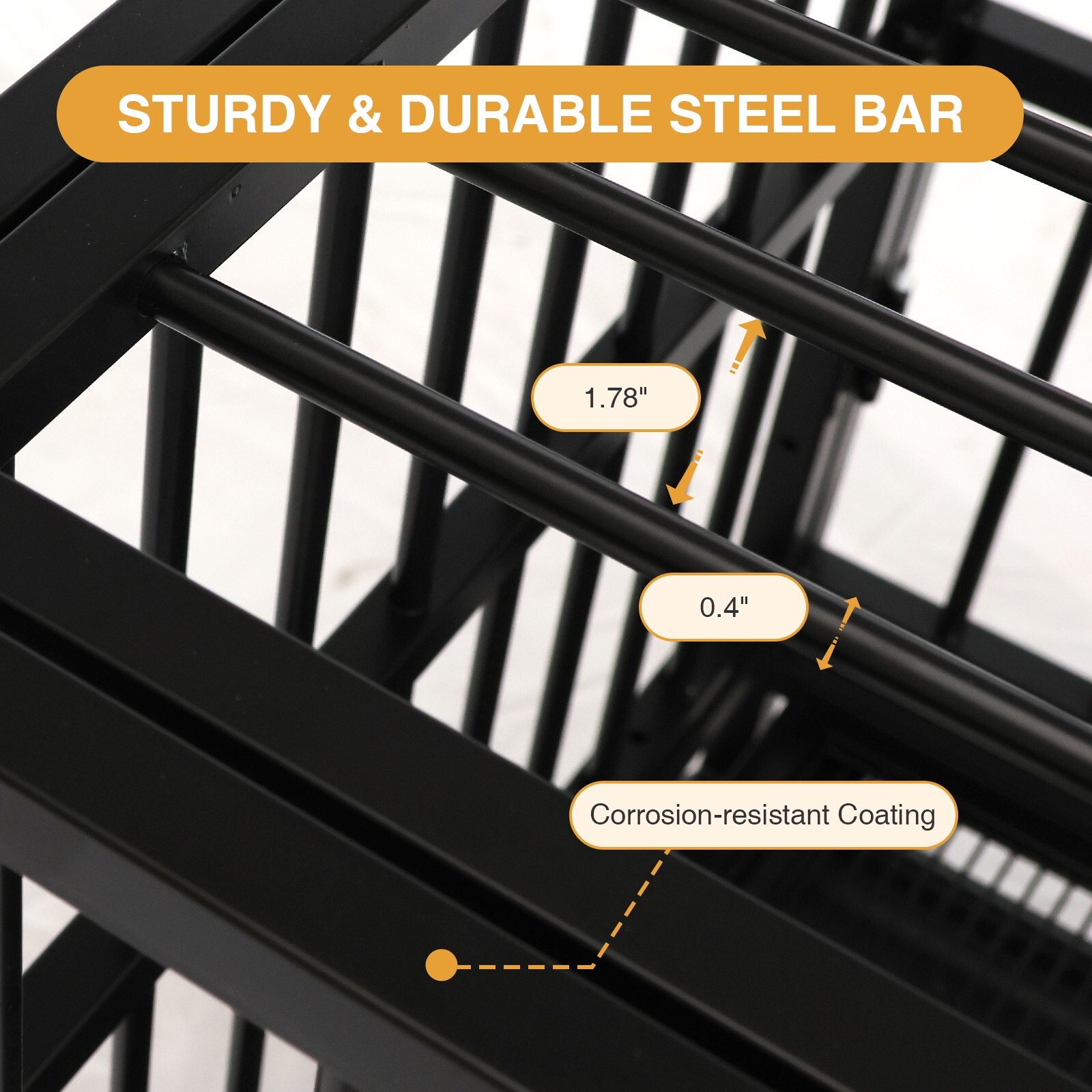 36"/43"/47" Heavy Duty Dog Cage Crate Metal Kennel Pet Playpen House w/ Tray