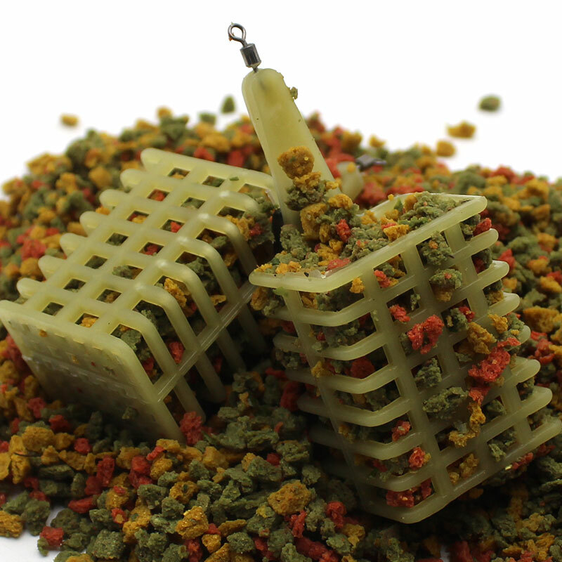 Carp Fishing Square Metal cage swim feeders 30g-60g