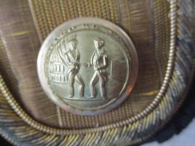Civil War US Army M1859 Officer's Chapeau Hat w/Eagle Emblem - Original - RARE
