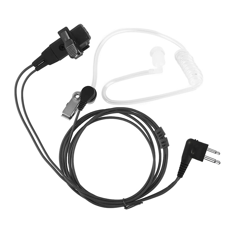 2-Pin Headset Earpiece Mic PTT for Motorola Radio CLS1110/1410 AXU Walkie Talkie