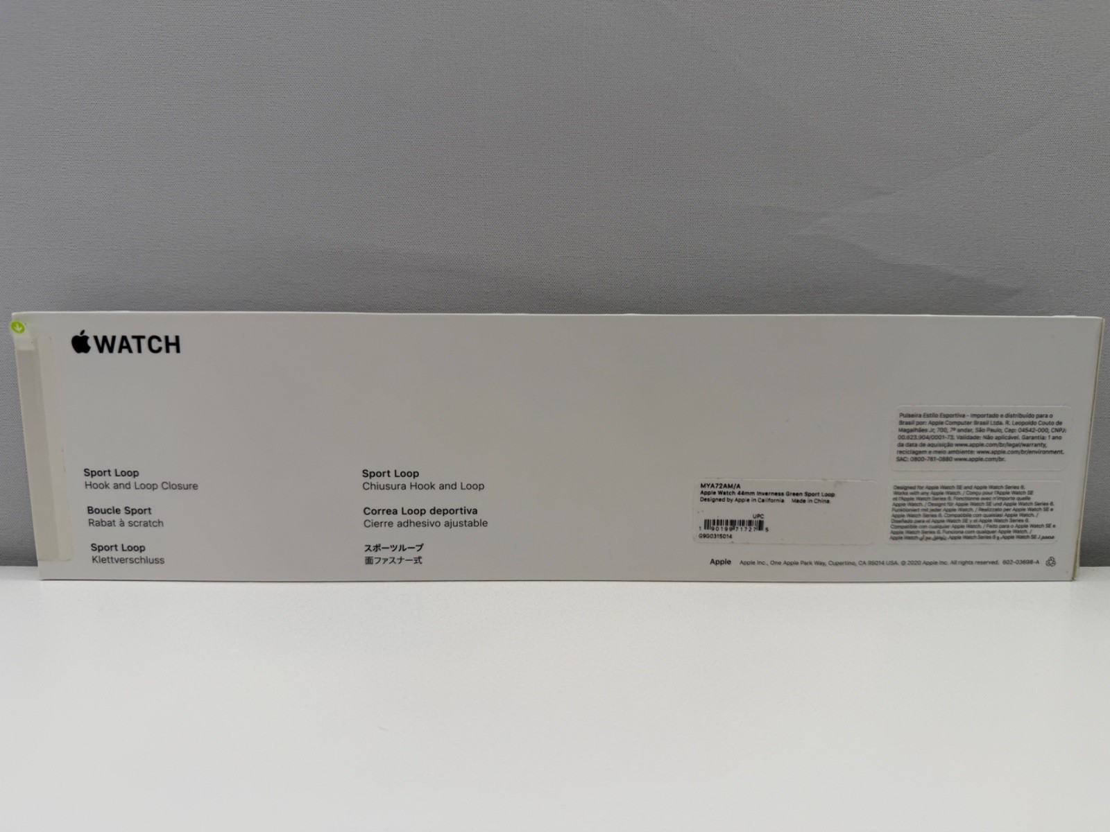 Apple Watch 44mm Inverness Green Sport Loop MYA72AM/A New Sealed