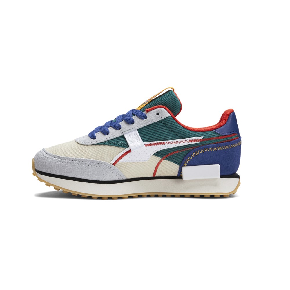 PUMA Future Rider Nh Blue Lace Up Youth Boys Blue, Green, Off White Sneakers Ca