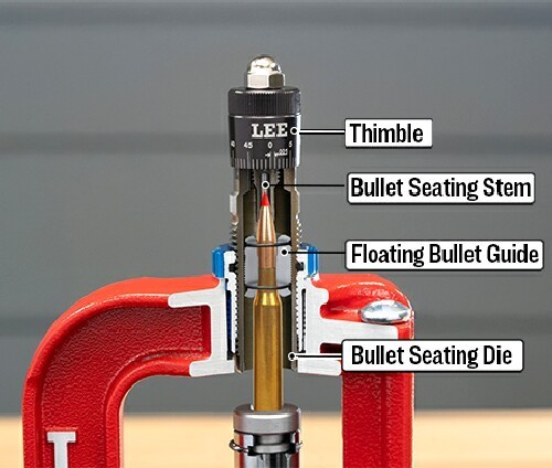 Lee 92220 Rifle Precision Micrometer Bullet Seating Die 223 Rem FREE SHIPPING