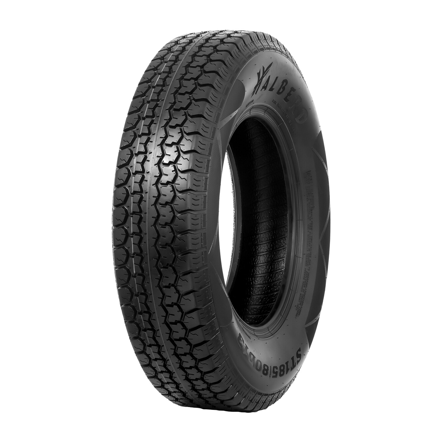 Set 2 Premium ST185/80D13 Trailer Tires 185 80 13 Heavy Duty 6Ply Load Range C