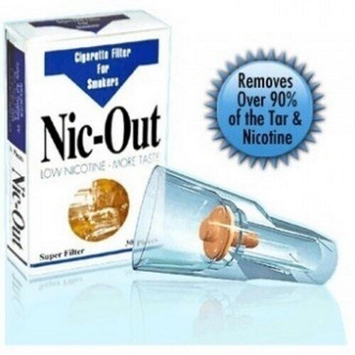 Nic-Out Disposable 10 Packs Cigarette Filters (300 filters) ~ Free Shipping