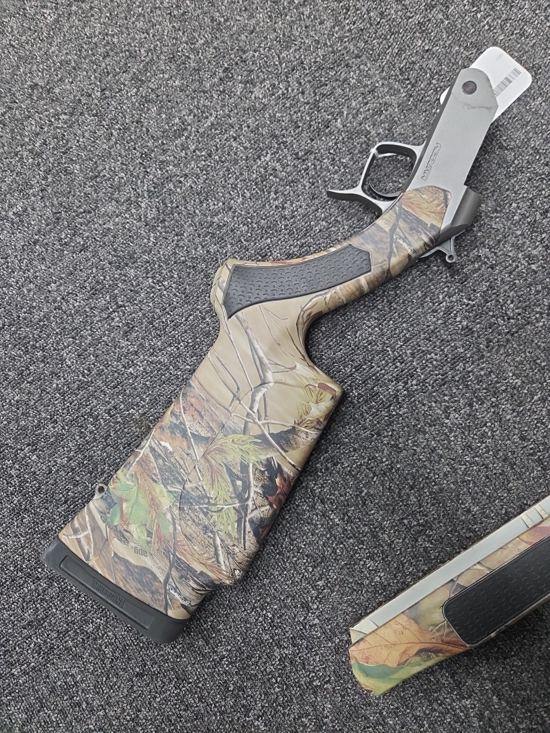 Cva Accura Camo Stock mossy oak apg 50 cal stock fore stock trigger assembly