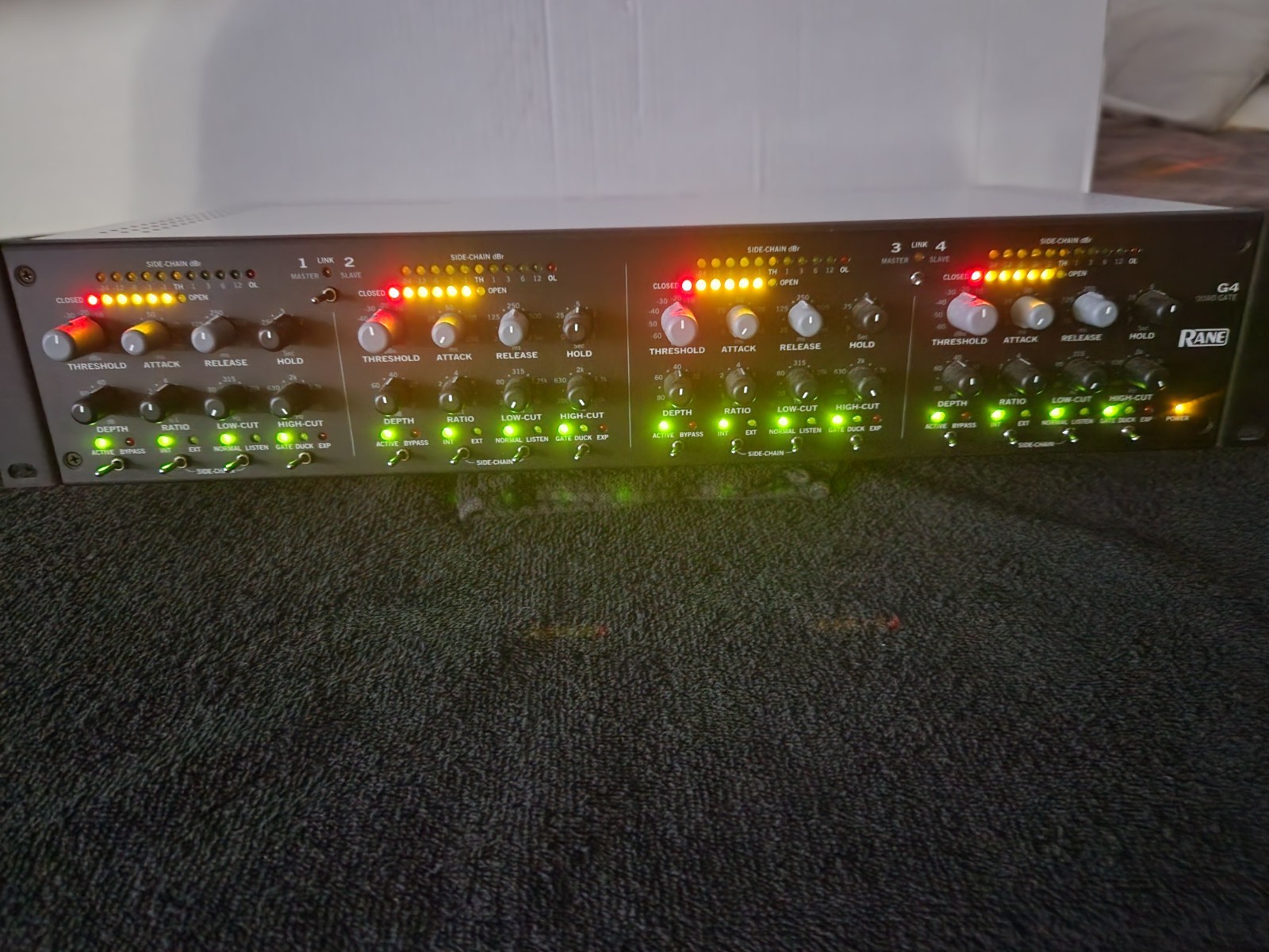 Rane G4 Quad Gate/Expander/Duck Modes (NEW)