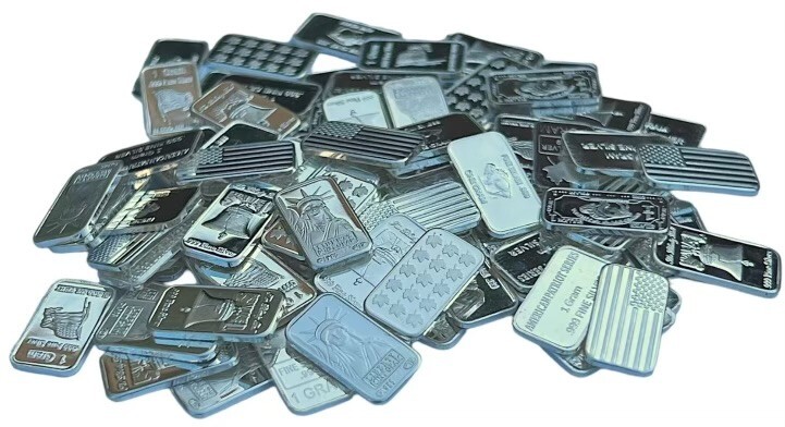 20x PURE .999 Fine Silver Bars Bullion Estate Lot Amazing Designs