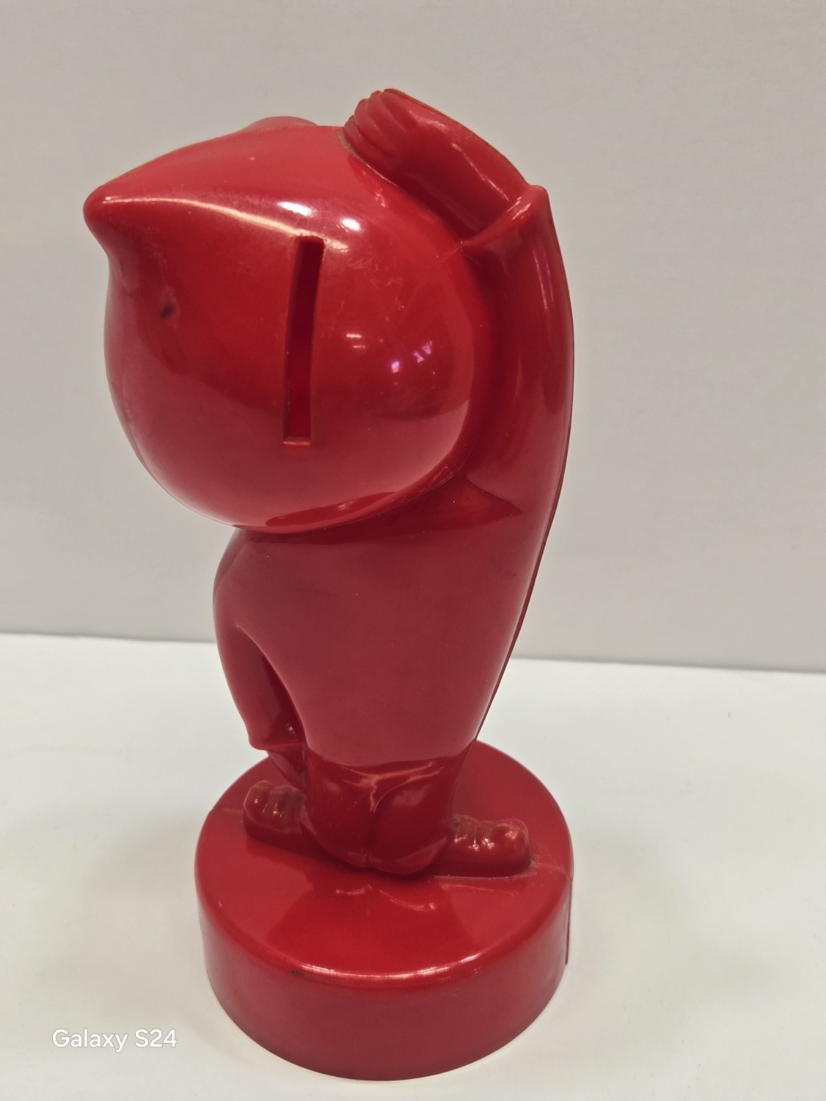 Vintage Esso/Enco Oil Gas Mr Drip Plastic Coin Bank Very Gd Condition Org Owner