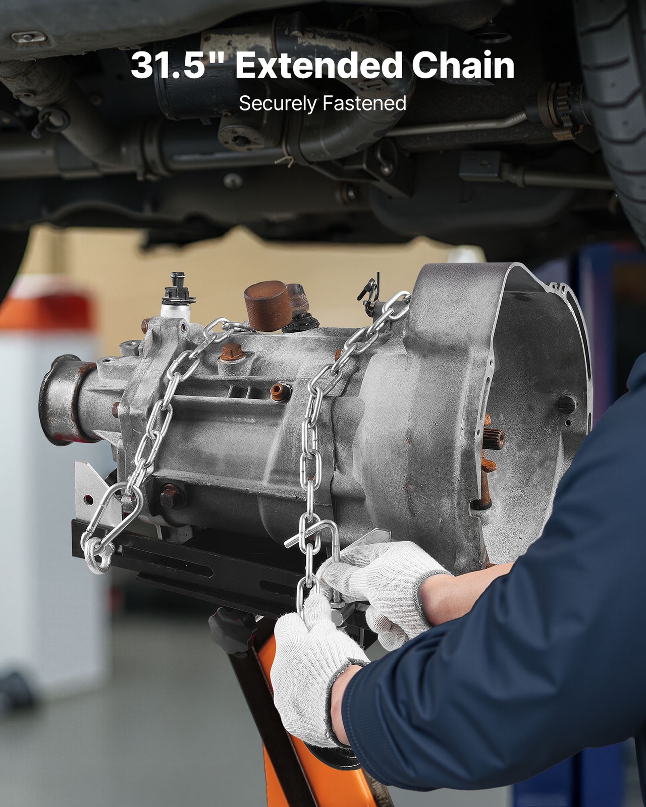 VEVOR Transmission Jack Adapter 1100 lbs Heavy-Duty Lift Adapter for Floor Jack