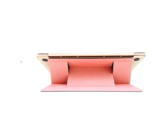 MOFT Lightweight Portable Laptop Adjustable Stand Pink MacBook Universal
